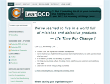 Tablet Screenshot of leanqcd.com